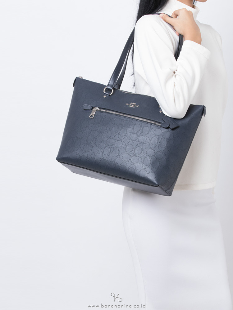 coach gallery tote midnight