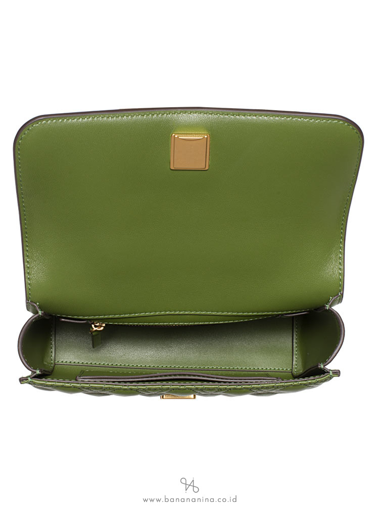 Tory Burch New Fleming Small Convertible Shoulder Bag Spinach