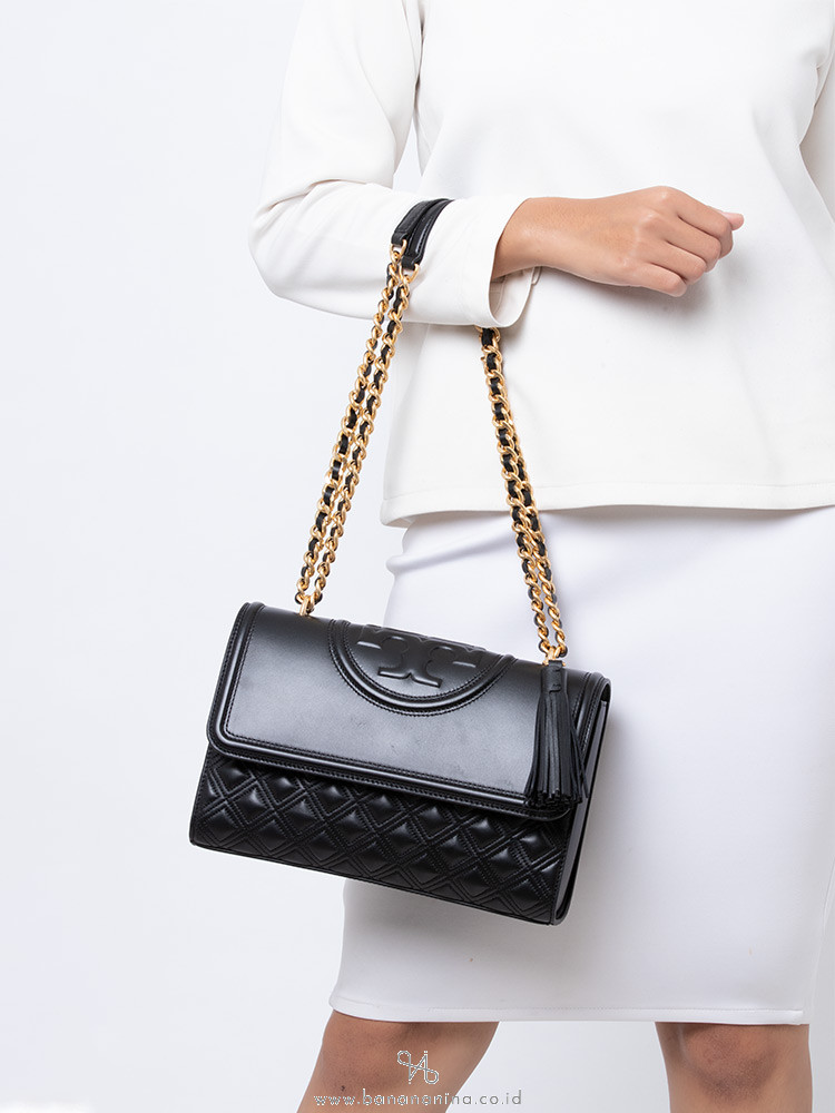 Tory burch fleming on sale black