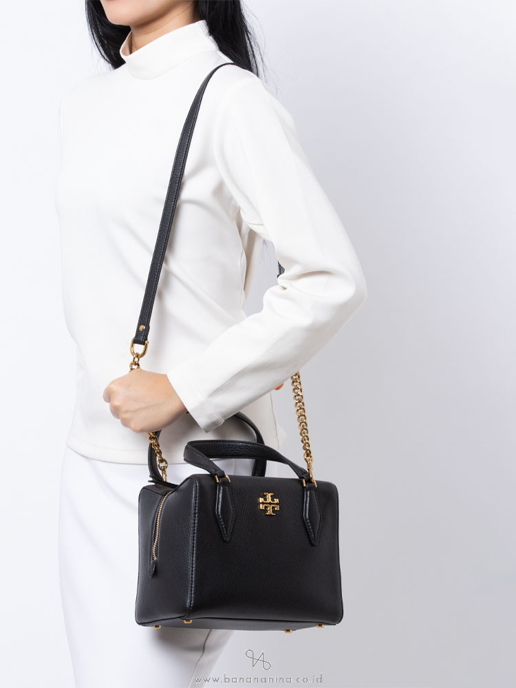Kira pebbled leather deals satchel