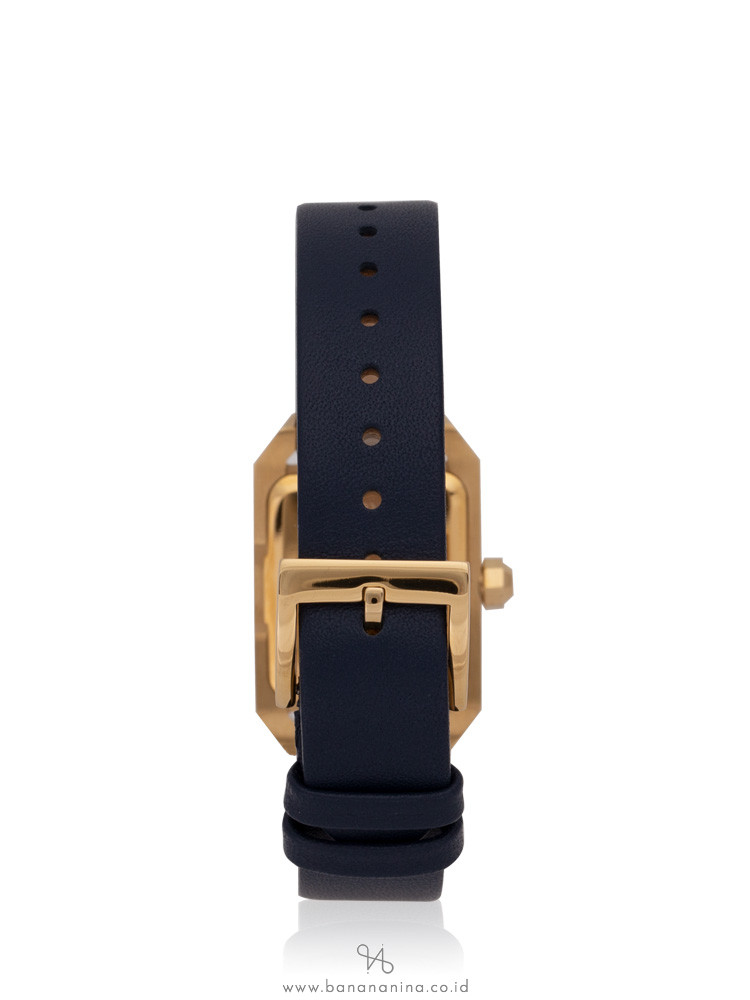 Tory Burch TBW1103 Dalloway Leather Strap Watch Navy