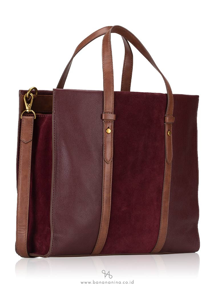 Fossil Kingston Tote Medium Brown 2025