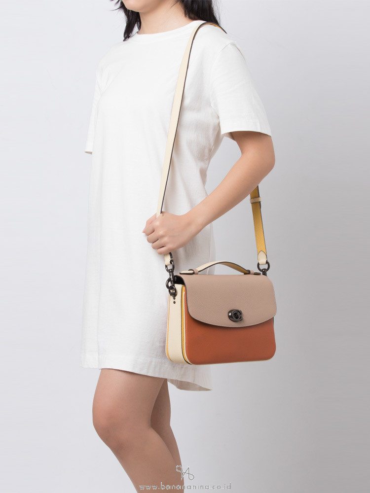 coach cassie colorblock blue