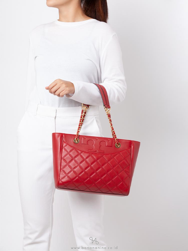 Tory burch savannah small flat tote Clearance