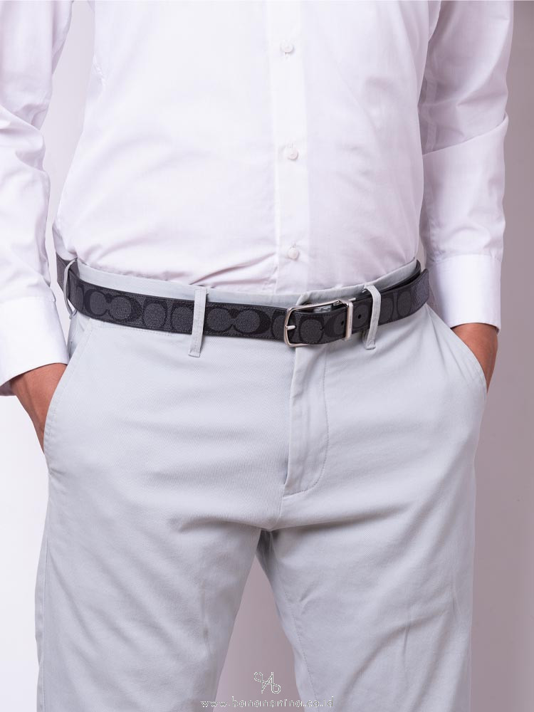 Coach Men 321 Signature Skinny Buckle 