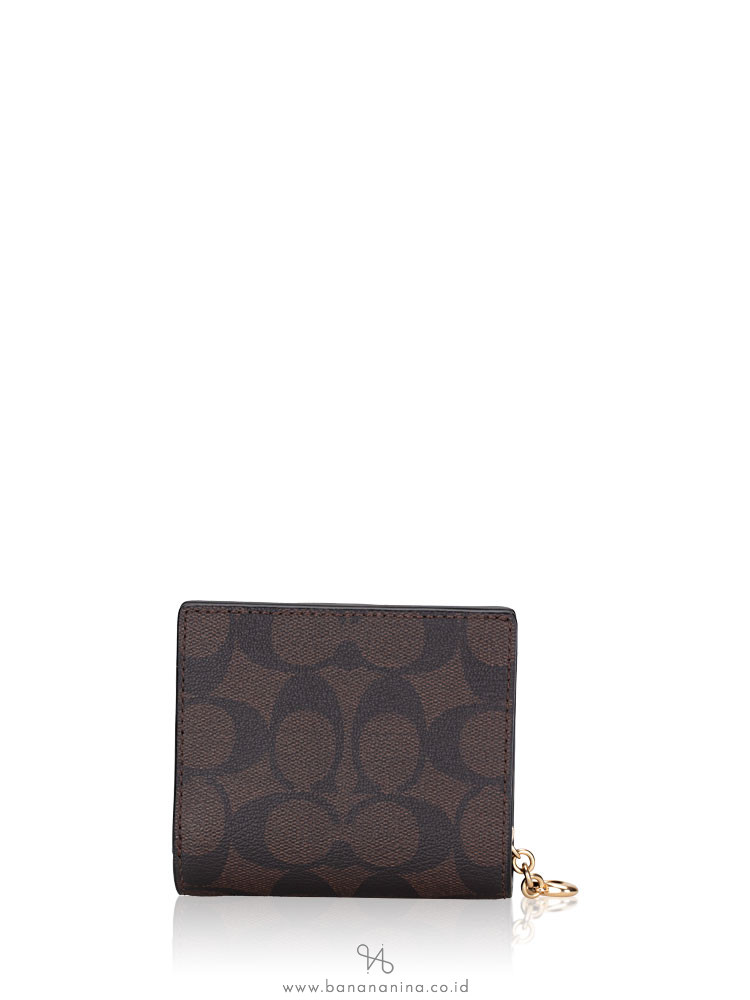 Louis Vuitton Black & Multi Coated Canvas Snap Closure Card Holder Wallets