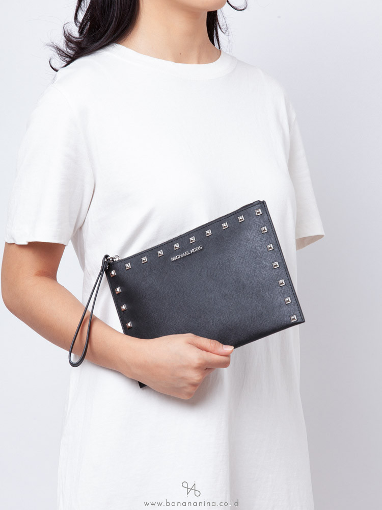 Michael kors jet set xl zip clutch clearance