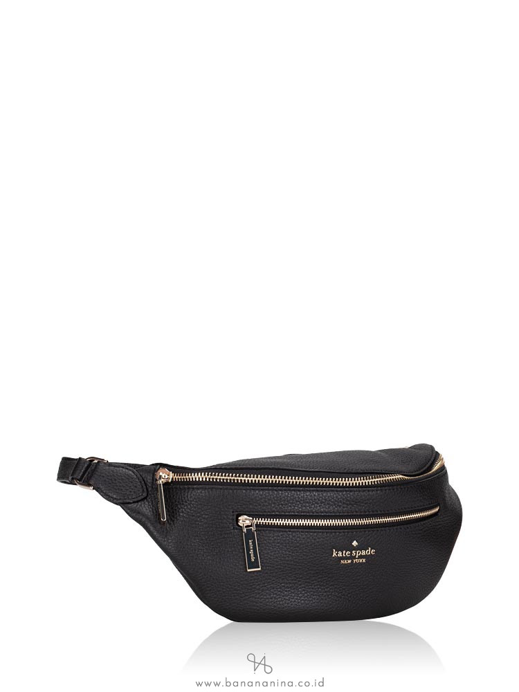 Kate Spade Leila Leather Belt Bag Black