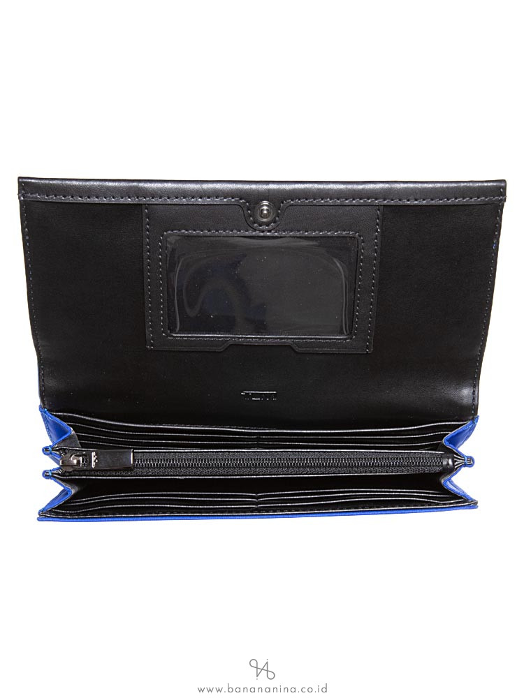 Tumi Vista Continental Flap Wallet Dazzling Blue