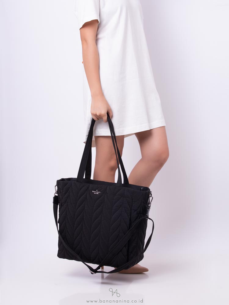 Kate Spade Ellie Nylon Quilted Baby Bag Black