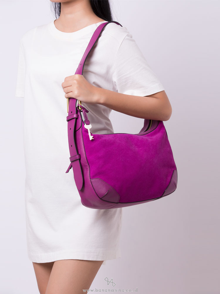 Fossil ZB1309508 Hannah Hobo Magenta