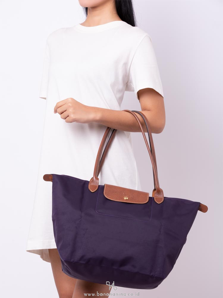 longchamp dark purple