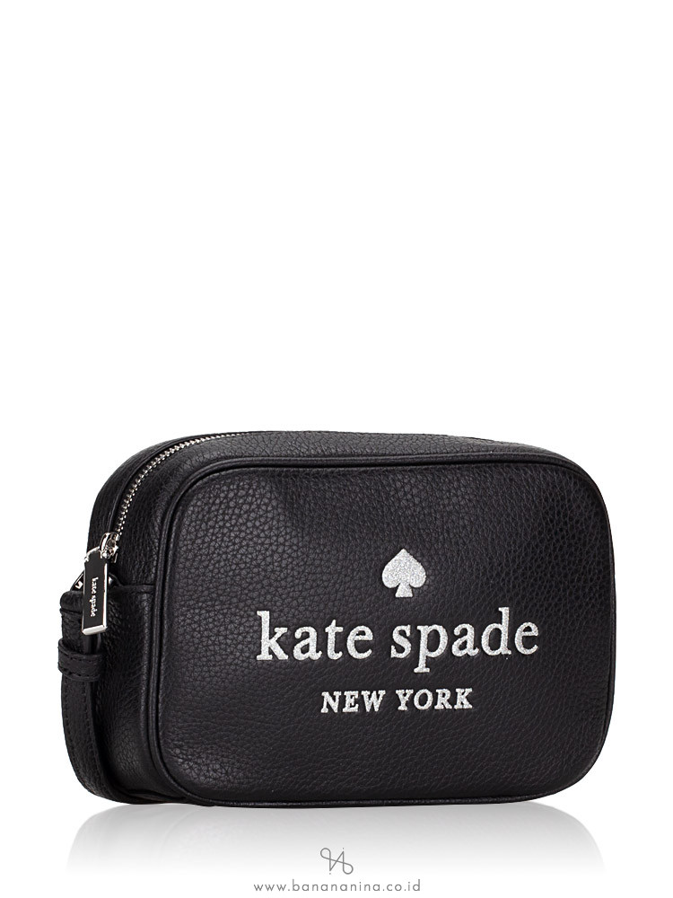 Kate Spade Glitter On Mini Camera Bag Black