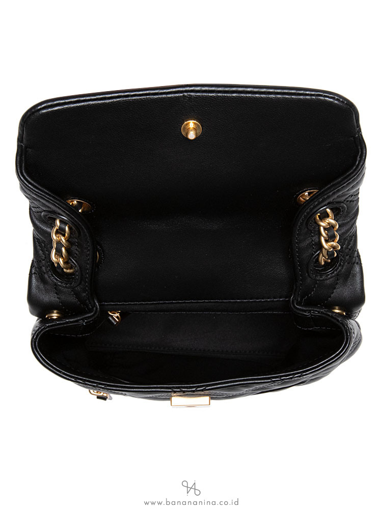 tory burch fleming soft mini backpack black one size