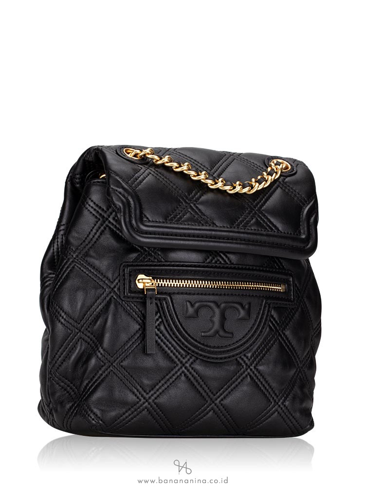 tory burch fleming soft mini backpack black one size
