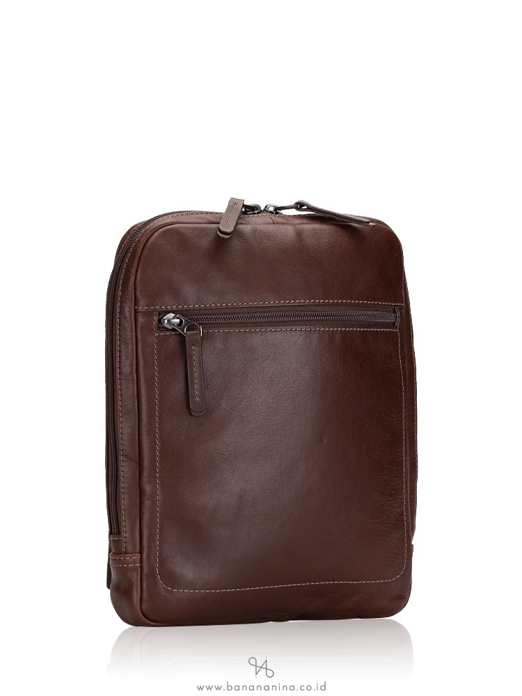 Men SBG1249201 Kenton Courier Dark Brown