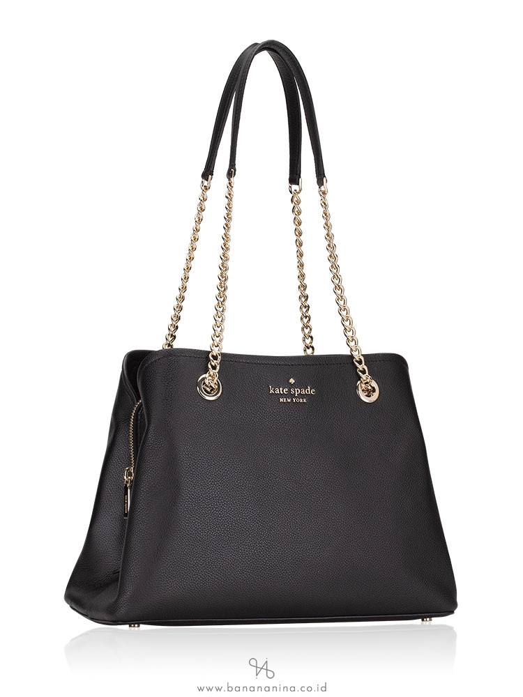 kate spade black purse with chain