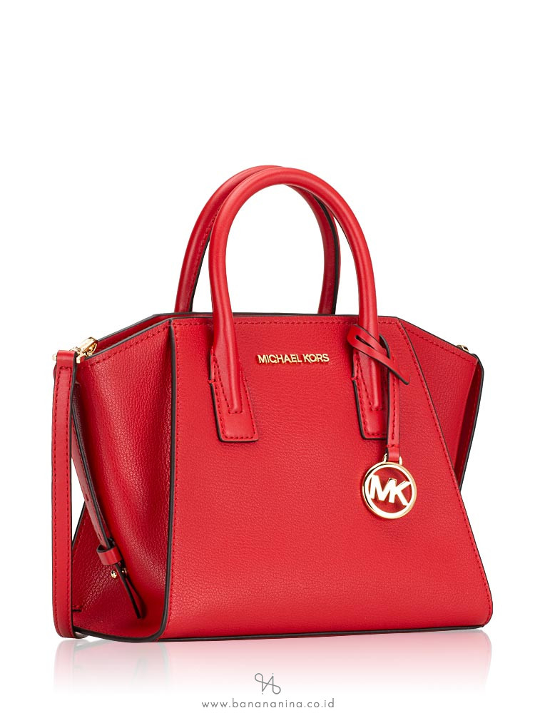 Michael Kors Avril Small Top Zip Satchel Flame