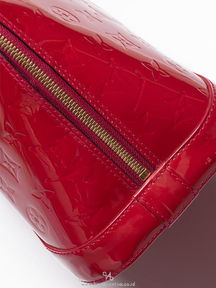 Louis Vuitton Monogram Vernis Alma PM Rose Indien