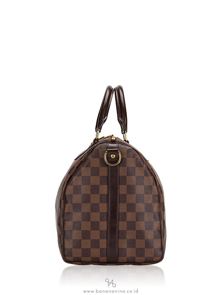 Louis Vuitton Damier Ebene Speedy 35 Bandouliere