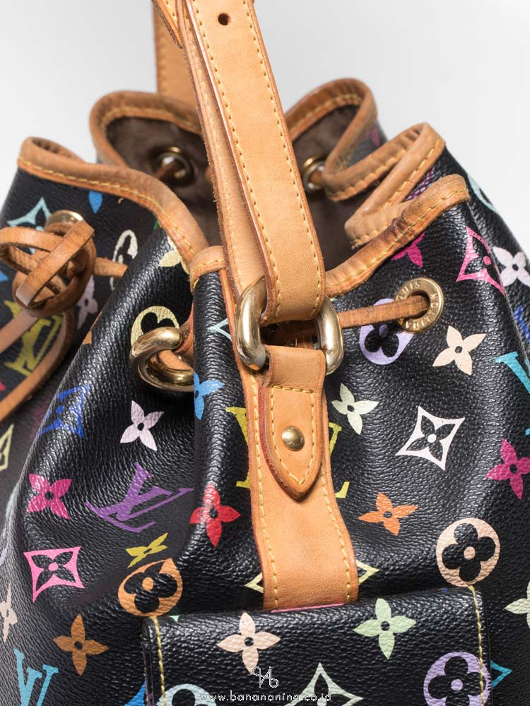 Louis Vuitton Monogram Multicolor Petit Noe Black