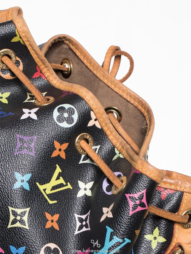 Louis Vuitton Monogram Multicolor Petit Noe Black