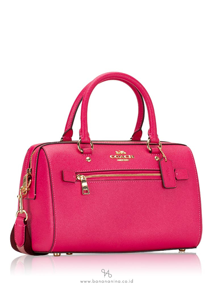 Coach rowan satchel hotsell pink