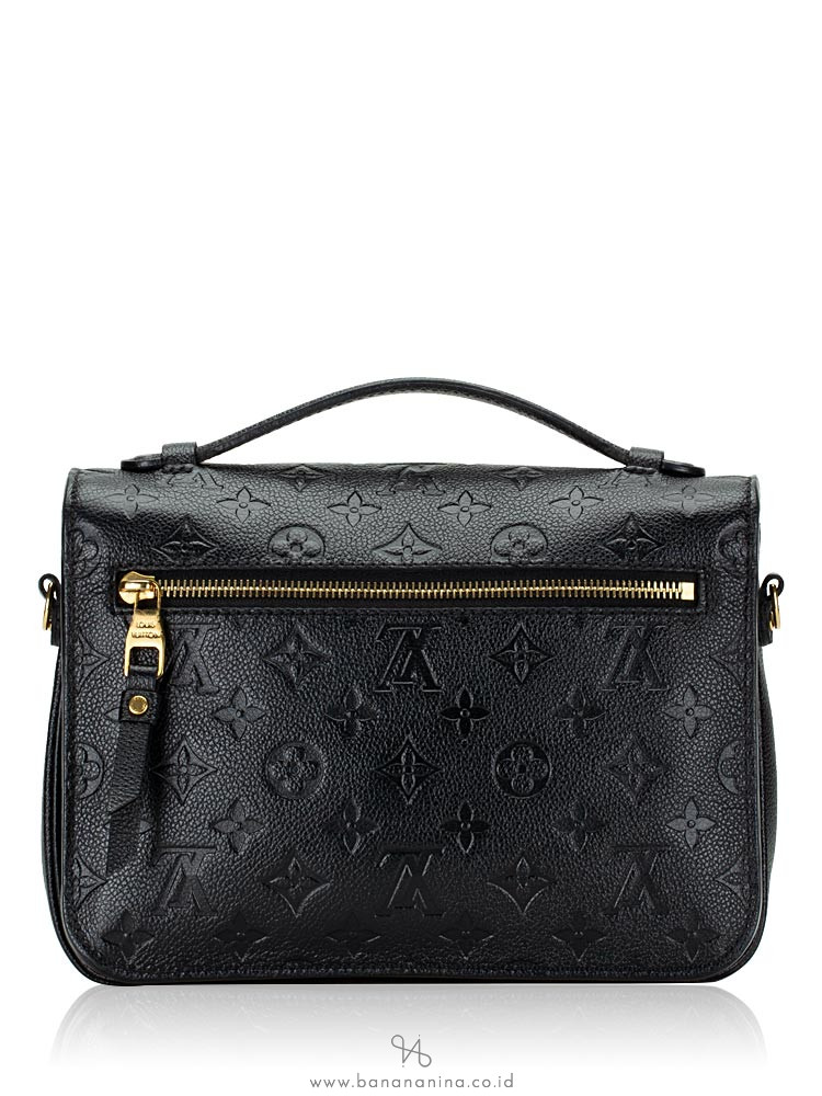 Louis Vuitton Monogram Empreinte Pochette Metis Noir
