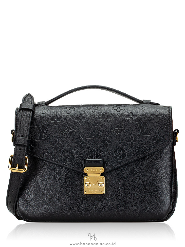 Louis Vuitton Monogram Empreinte Pochette Metis Noir