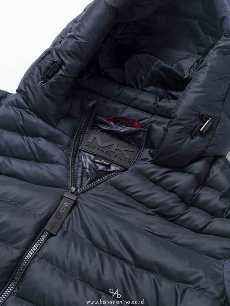 Michael Kors Reversible Quilted Puffer Jacket  BlackOrange