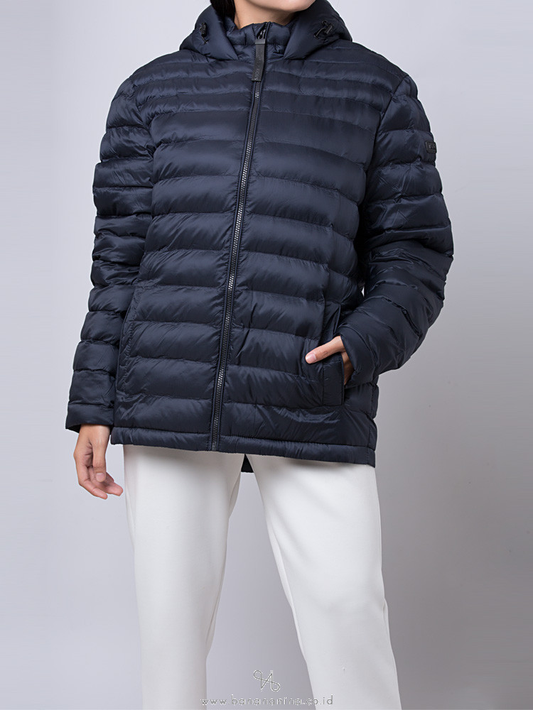 Michael Michael Kors Packable Down Puffer Coat Size S Color DARK BLUE   eBay