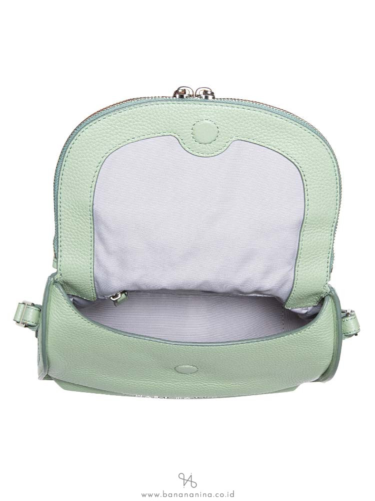 Marc Jacobs M0016932 Mint Green With Silver Hardware Groove Leather Mini  Messenger Women's Bag