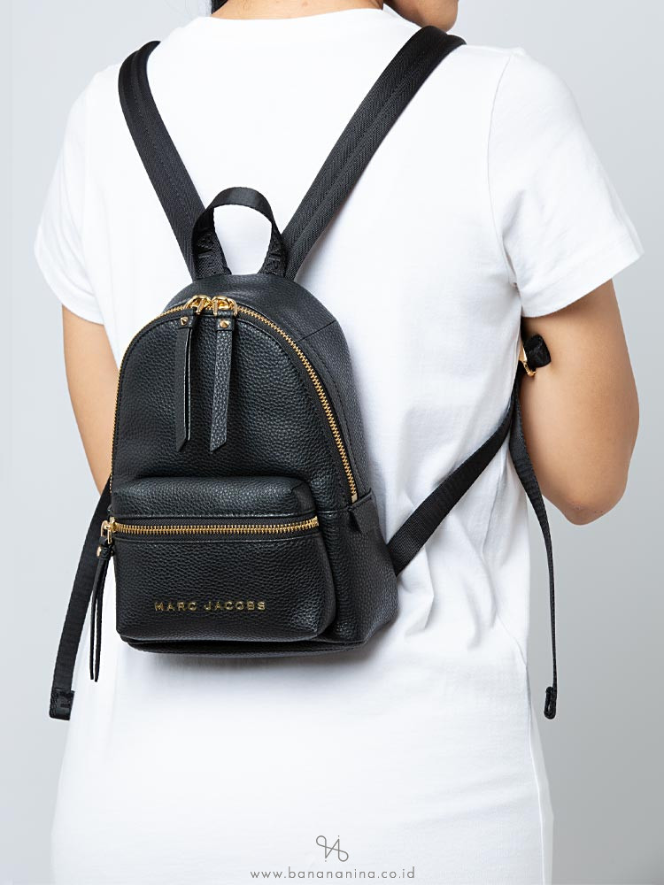 Marc Jacobs Mini Leather Backpack Black