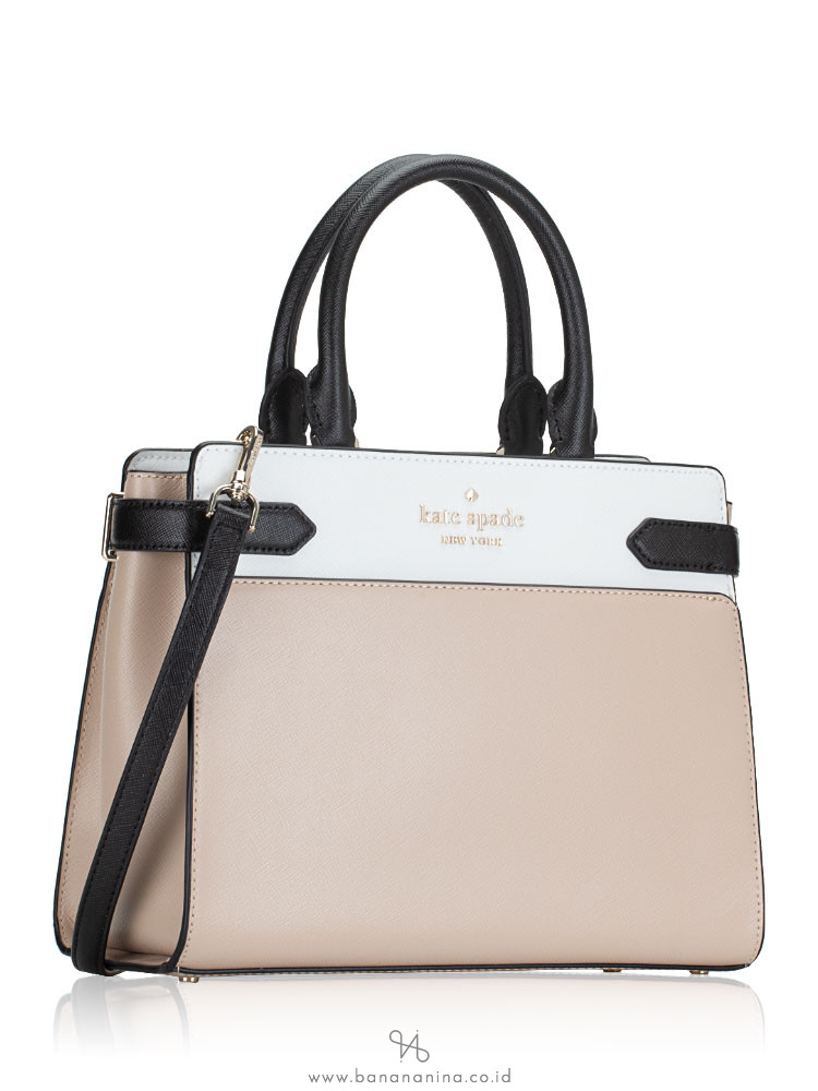 Kate spade staci laptop tote triple compartment leather colorblock