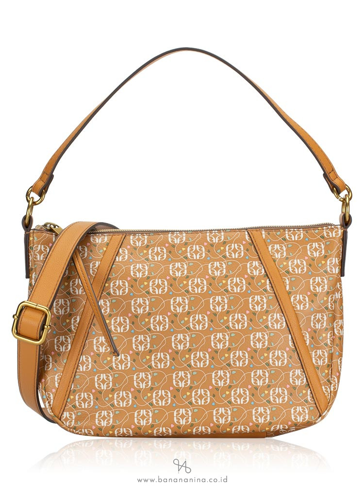 Coach C5778 Pennie Leather With Coin Case Crossbody Bag Mango