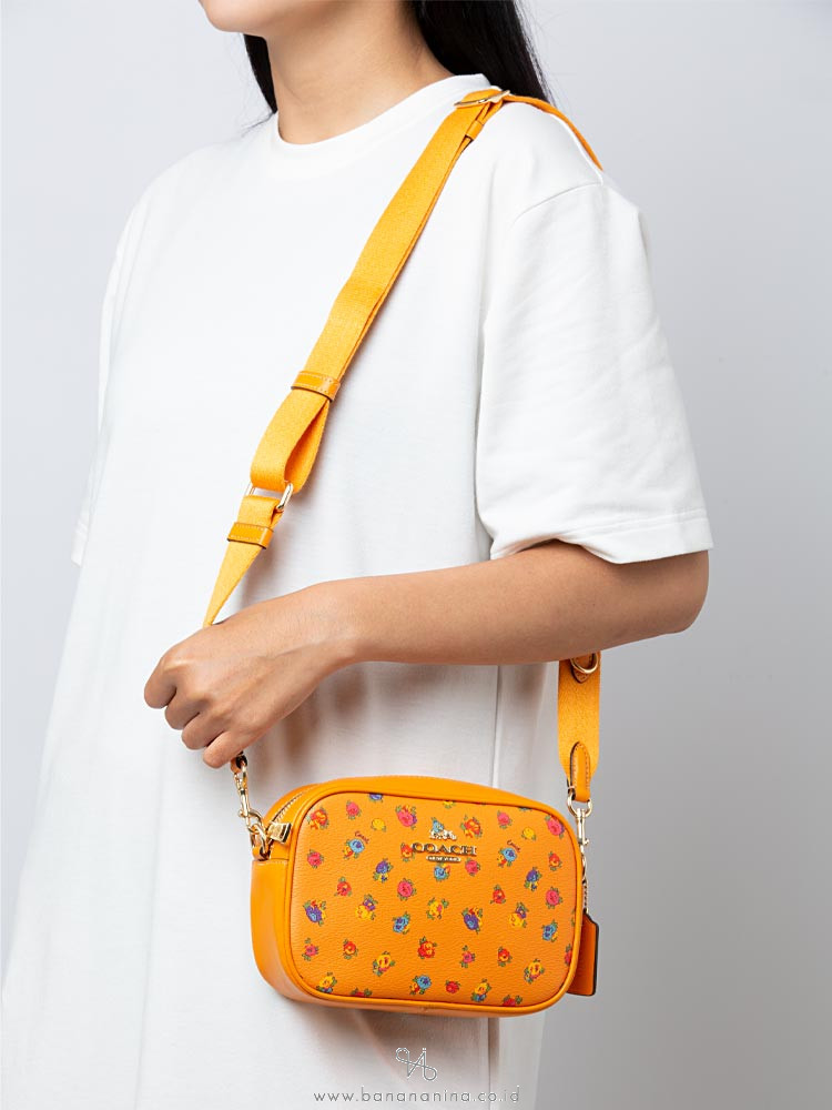 Coach rose print camera bag Clearance