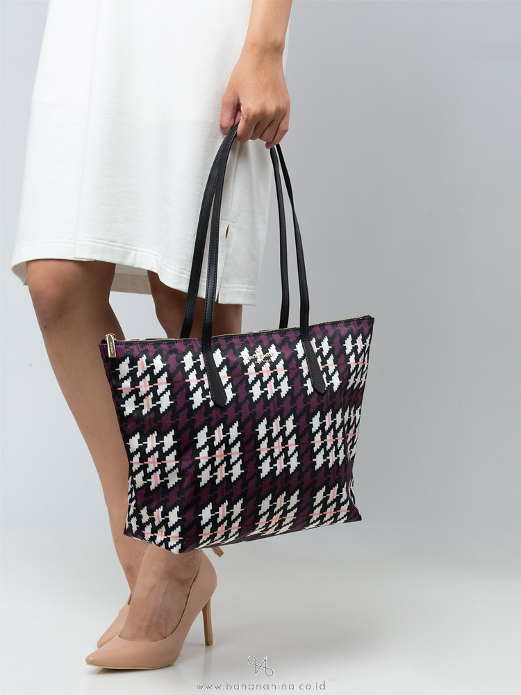 Kate Spade The Little Better Houndstooth Tote Bag Multi