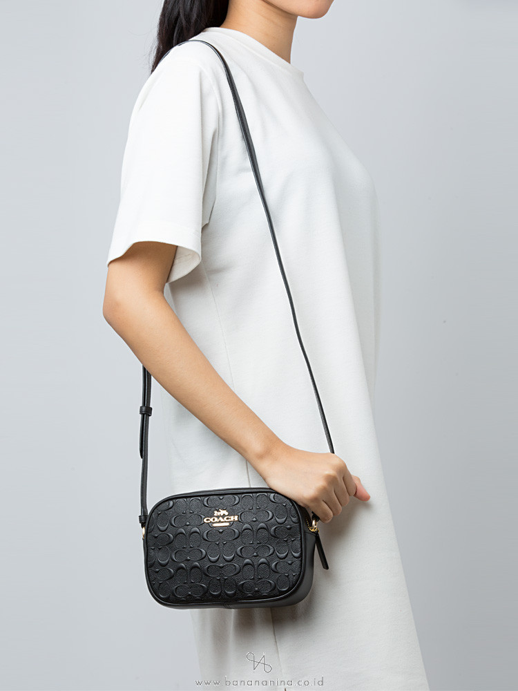 Mini Camera Bag In Signature Leather atelieryuwa.ciao.jp