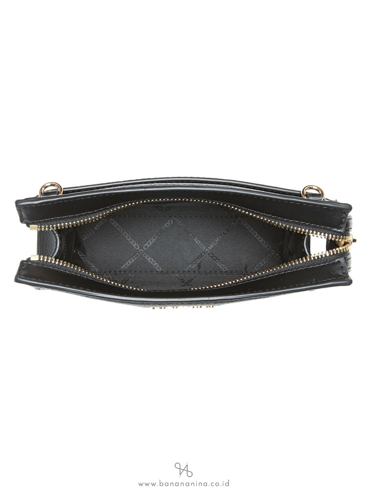 Michael Kors Valerie Medium Leather Crossbody Black