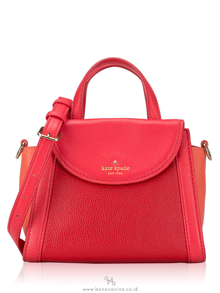 Kate Spade Cobble Hill Small Adrien Crab Red Coral