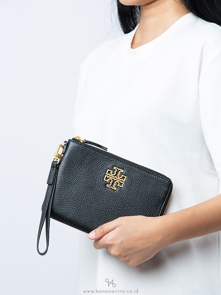 Total 53+ imagen tory burch large zip pouch