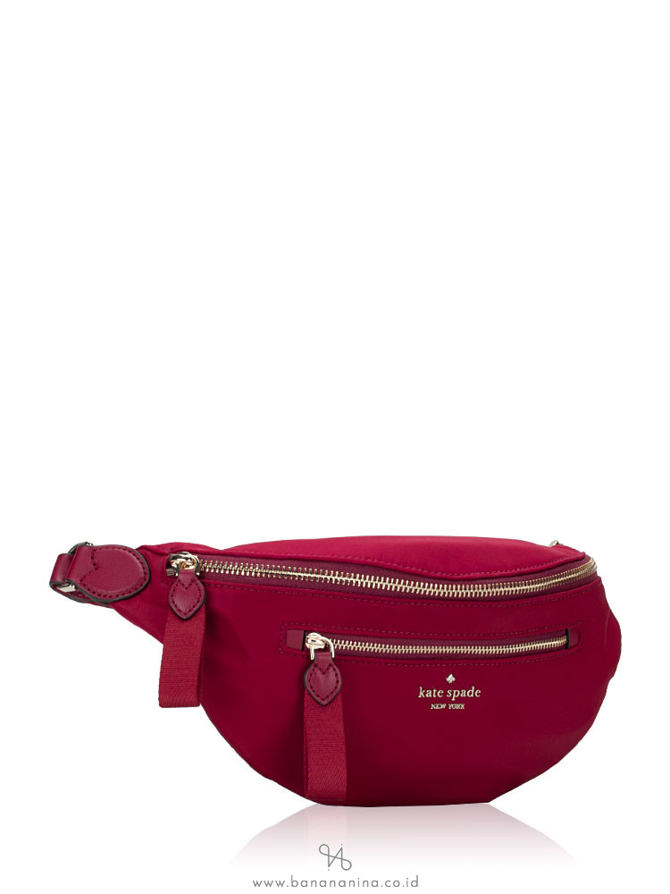 Kate Spade Chelsea Nylon Belt Bag Cranberry