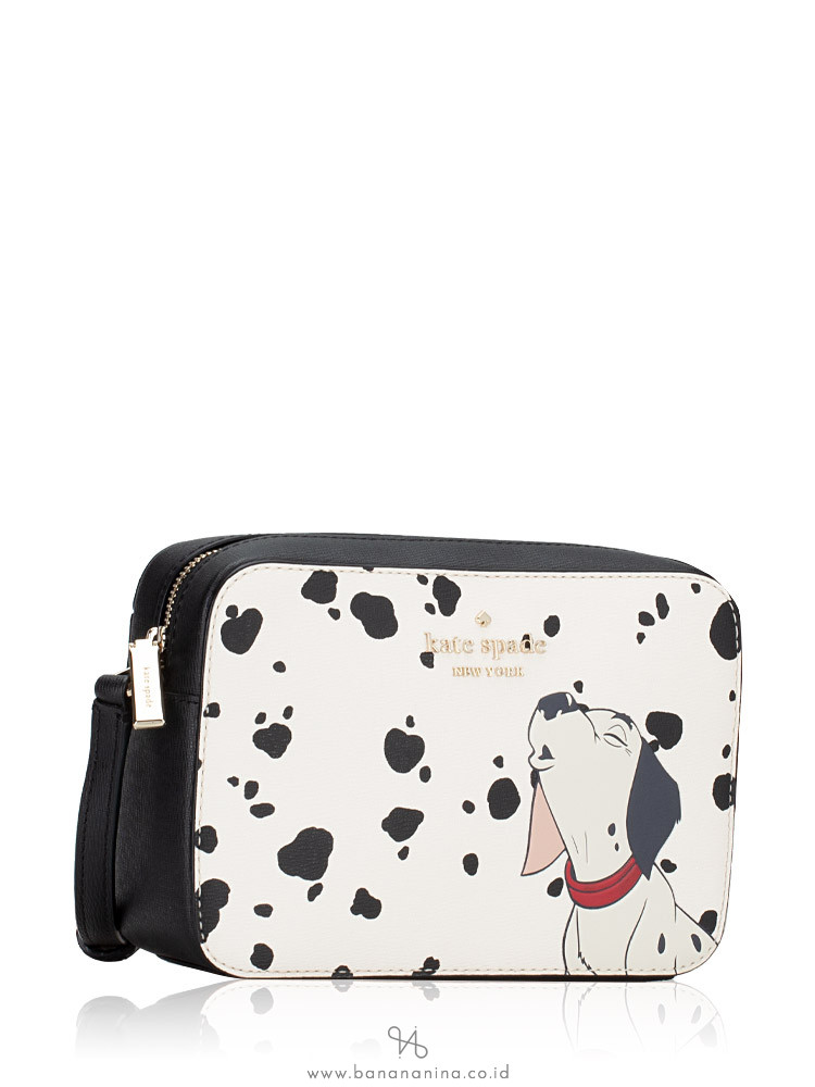 Kate Spade X Disney New York 101 Dalmatians Mini Camera Bag Parchment