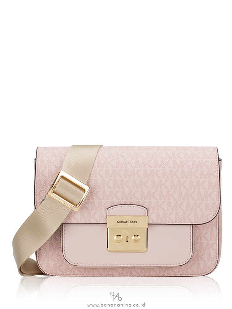 Michael Kors Signature Sloan Editor Medium Flap Messenger Dark