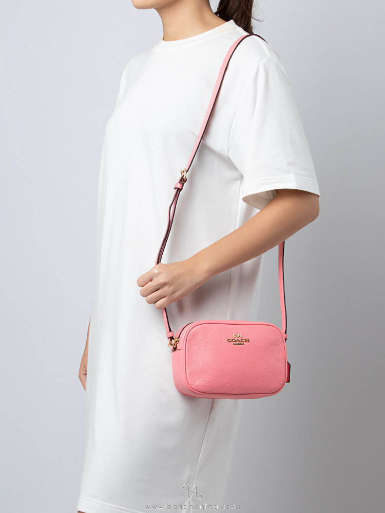 Coach mini camera bag pink clearance