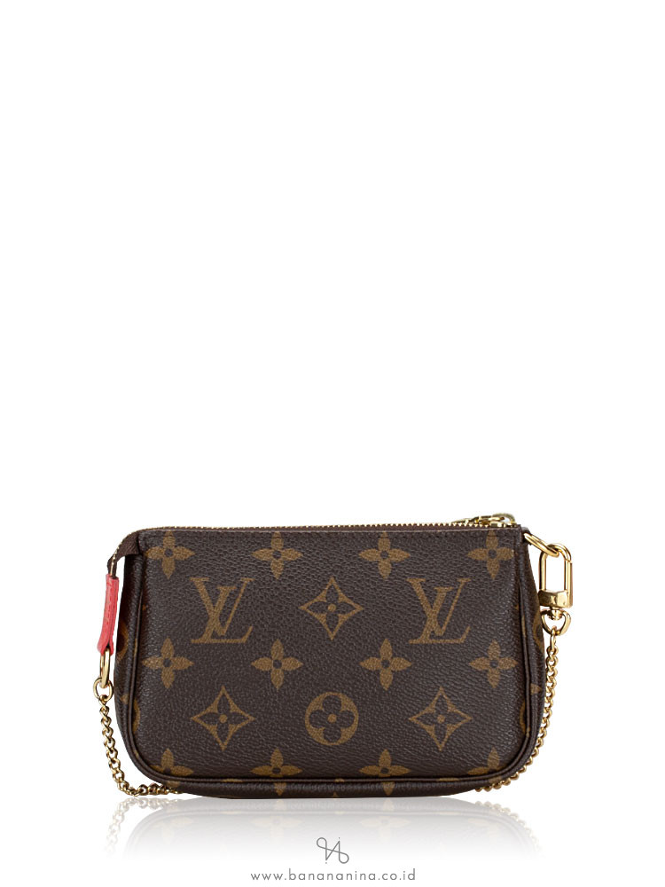 Louis Vuitton Pochette Accessoires Monogram Mini Brown in Coated Canvas  with Goldtone  US