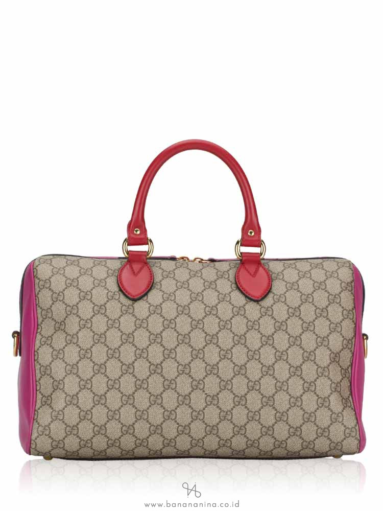 Gucci, Bags, Authentic Gucci Gg Supreme Monogram Boston Bag