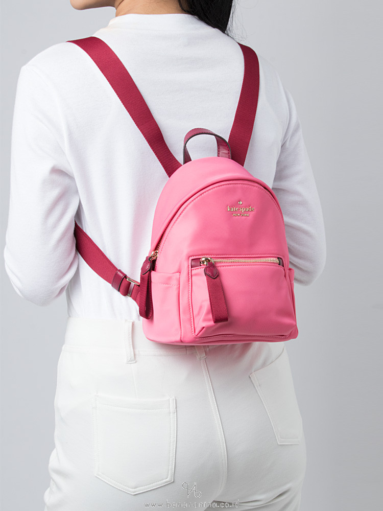 Kate Spade Chelsea The Little Better Nylon Medium Backpack Pink
