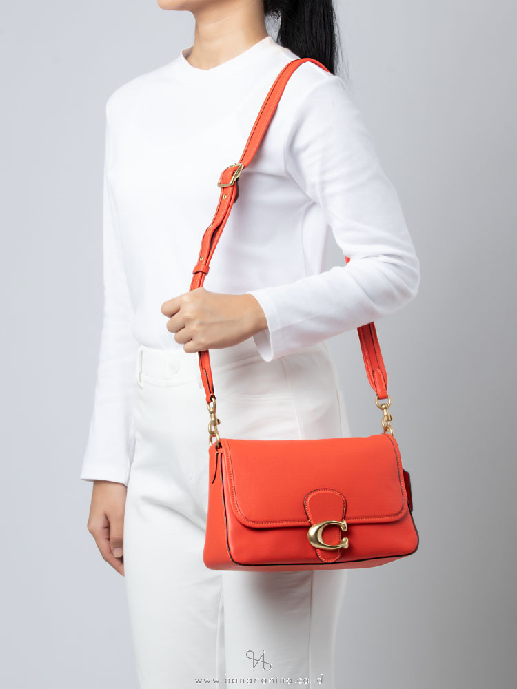 Buy COACH Color-Block Leather Soft Tabby Shoulder Bag, Sage