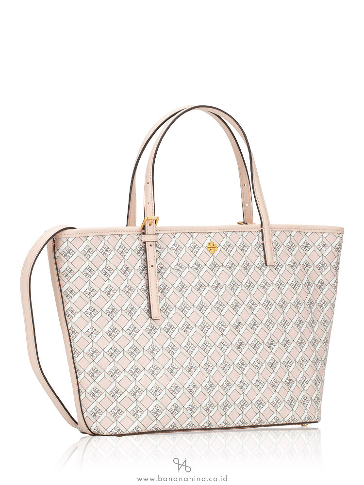 TORY BURCH Geo Logo Zip Tote